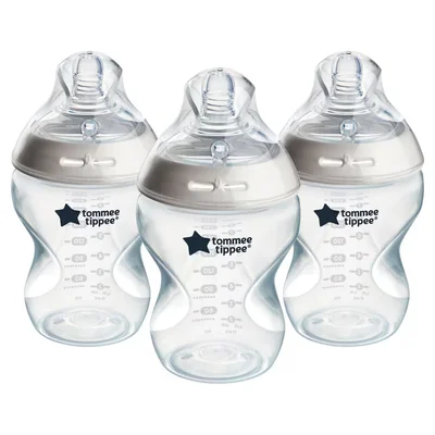 Tommee Tippee Natural Start Baby Bottles - Baby Bottles, Anti-Colic Baby Bottle, Slow Flow