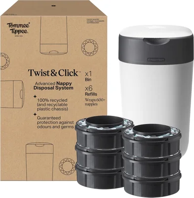 Tommee Tippee Twist and Click Nappy Bin