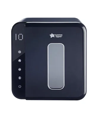 Tommee Tippee Ultra UV Steriliser, Dryer and Storage, Black, for Baby Bottles and Accessories, Steam-Free to Kill Viruses^ and 99.9% of Harmful Bacteria