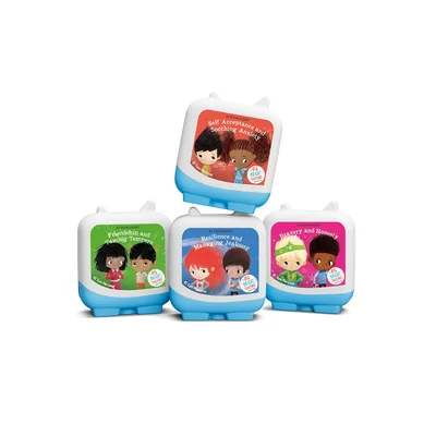 tonies Tom Percival The Big Bright Feelings Collection Audio Clever Pocket Tonie Set, for use with toniebox