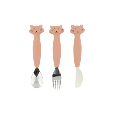Trixie Silicone Cutlery Set - 3 Pack - Mrs Cat