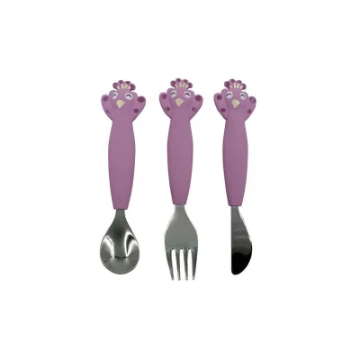 Trixie Silicone Cutlery Set 3-Pack - Mrs. Peacock