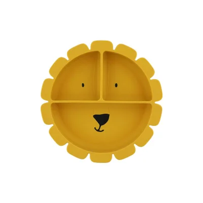 Trixie Silicone Divided Suction Plate - Mr Lion