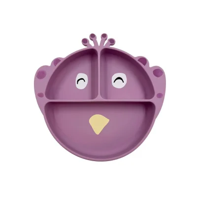 Trixie Silicone Divided Suction Plate - Mrs. Peacock