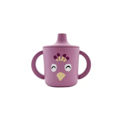 Trixie Silicone Sippy Cup - Mrs. Peacock