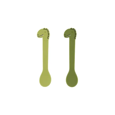 Trixie Silicone Spoon - 2 Pack - Mr Dino