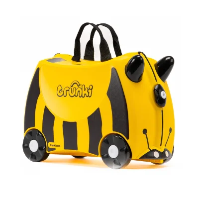 Trunki Ride-On Suitcase - Black, Yellow