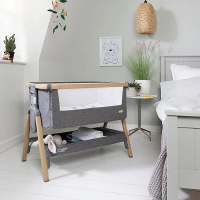 Tutti Bambini CoZee Bedside Crib 4 Piece Essential Bundle