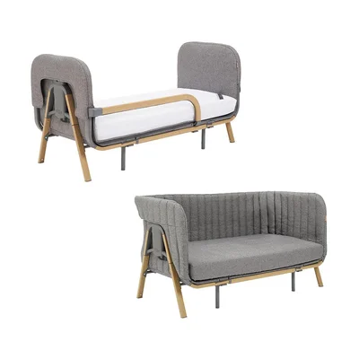 Tutti Bambini CoZee Xl Junior Bed + Sofa Expansion Pack - Oak / Charcoal