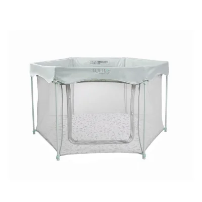 Tutti Bambini Hexa Playpen - Leaf/Terrazzo - Leaf\/Terrazzo
