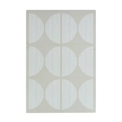 Tutti Bambini Infinity Baby Play Mat - 6-Piece Soft Play Puzzle Baby Mats for Floor Play, Cushioned & Non-Slip EVA Foam Play Mat, Wipe-Clean Baby Playmat, Baby Mat Orbital Oatmeal (180 × 120 cm)