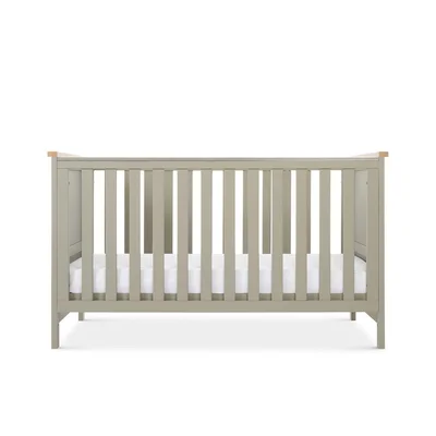Tutti Bambini Misha Cot Bed - Tutti Bambini Eco Fibre Deluxe Cot Bed Mattress / Sage/Golden Oak