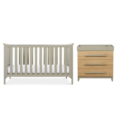 Tutti Bambini Misha Hallee 2 Piece Room Set - Sage/Golden Oak