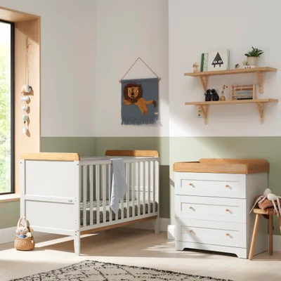 Tutti Bambini Rio Furniture Range - Honey Oak & Slate Grey