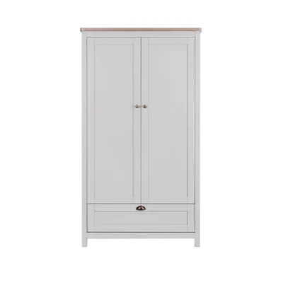 Tutti Bambini Verona Wardrobe, Grey & Oak
