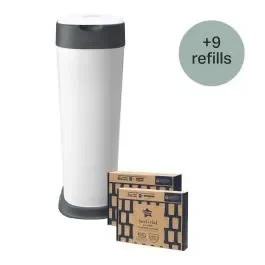 Twist & Click XL Nappy Disposal Bundle with 9 Refills