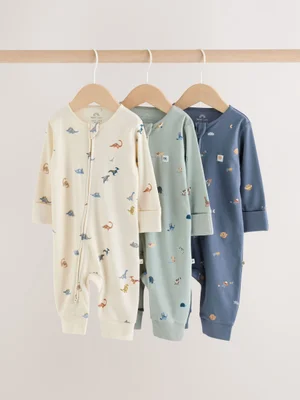 Two Way Zip Baby Sleepsuits (0mths-3yrs)