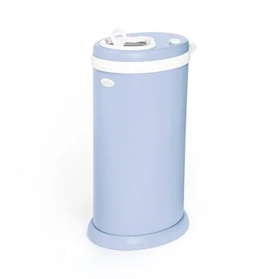 Ubbi Stainless Steel Nappy Bin, Odour Locking, No Special Bag Required, Award-Winning Diaper Pail, Cassette Free Disposal System, Taupe