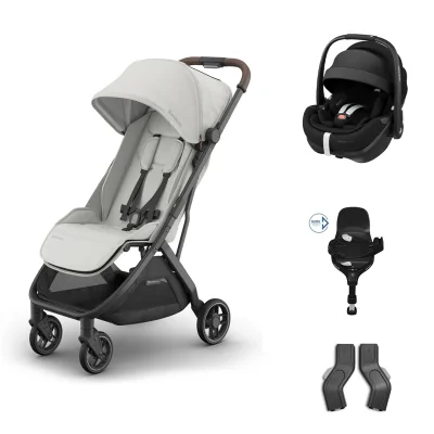 UPPAbaby MINU V3 Maxi-Cosi Travel System - Savannah / Pebble 360 Pro 2 / With Base