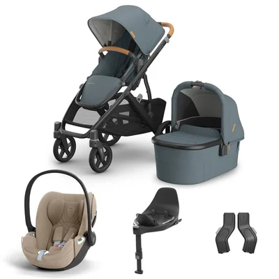 UPPAbaby Vista V3 + Cybex Cloud T Travel System- Dillan - Cozy Beige Plus