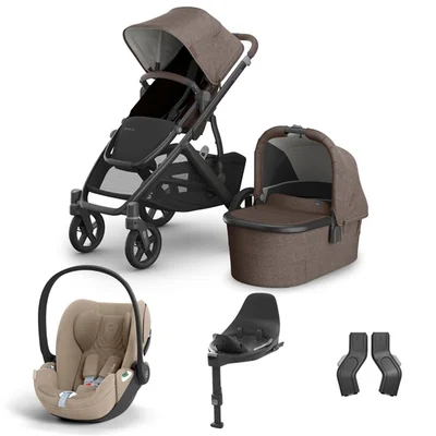 UPPAbaby Vista V3 + Cybex Cloud T Travel System- Owen - Cozy Beige Plus
