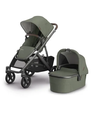 UPPAbaby VISTA V3 Pushchair – C Newborn to 4 Years Travel System Compatible Bassinet & Toddler Seat Lightweight & Foldable Baby Stroller