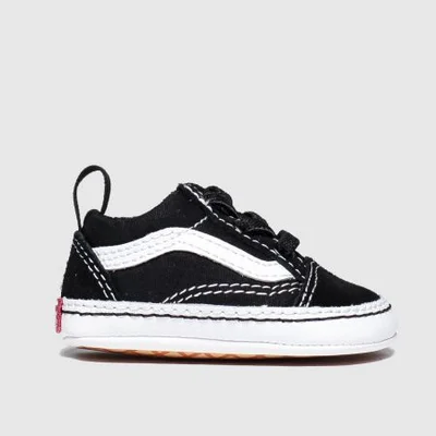 Vans Old Skool Crib Baby in Black & White