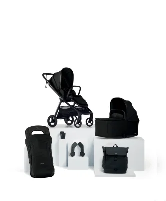 Vardo Complete Pushchair Bundle (6 Pieces) - Noir