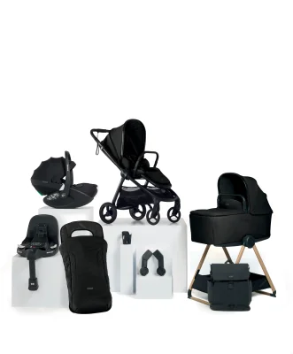 Vardo Complete Pushchair Bundle with Maxi-Cosi Pebble 360 Pro2 Car Seat & Base (9 Pieces) - Noir