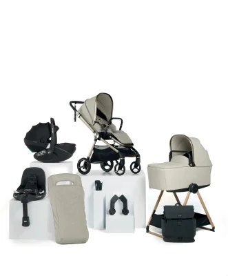 Vardo Complete Pushchair Bundle with Maxi-Cosi Pebble 360 Pro2 Car Seat & Base (9 Pieces) - Shell