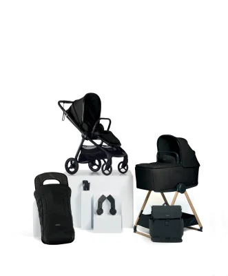 Vardo Essential Pushchair Bundle (7 Pieces) - Noir