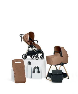Vardo Essential Pushchair Bundle (7 Pieces) - Nutmeg