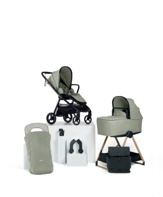 Vardo Essential Pushchair Bundle (7 Pieces) - Sage