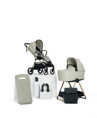 Vardo Essential Pushchair Bundle (7 Pieces) - Shell