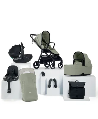 Vardo Pushchair Bundle with Maxi-Cosi Pebble 360 Pro2 Car Seat (8 Pieces) - Sage