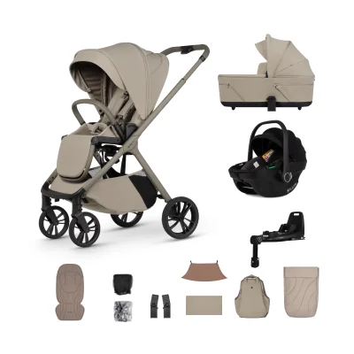 Venicci Tila 13 Piece Travel Bundle with Tiaggio Car Seat & Base