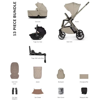 Venicci Tila Travel System- Latte
