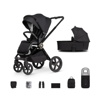 Venicci Upline 2 9 piece Bundle - Black