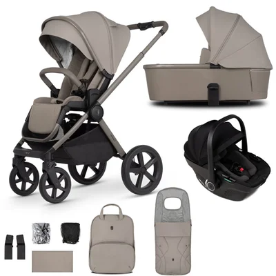 Venicci Upline 2 + Tiago Travel System- Taupe