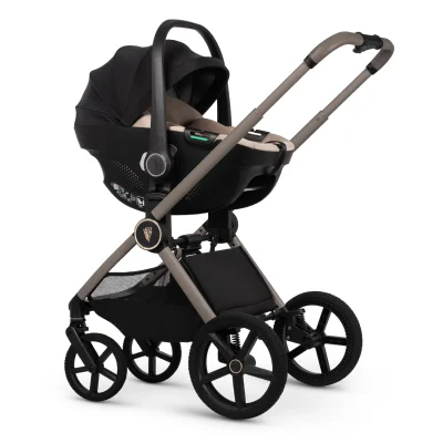 Venicci Upline 3 13 Piece Bundle with Tiago i-Size Car Seat & 360° Isofix Base – Pebble/Black — image 6