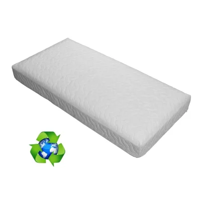 Ventalux Non Allergenic Quilt Covered Solid Fibre Cot Bed Mattress - Default