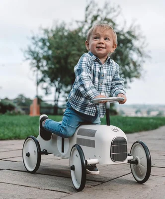 Vilac Classic Ride On Metal Car