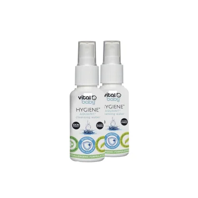 Vital Baby Pack of 2 Aquaint Cleansing Water