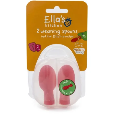 Vital Baby Pack of 2 Ella's Kitchen Weaning Spoon Tips