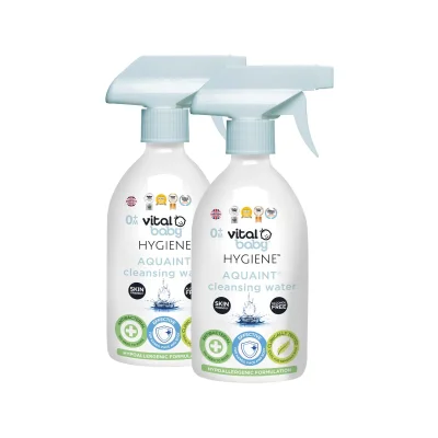 Vital Baby Pack of 2 Hygiene Aquaint Sanitising Water