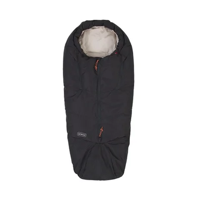 Voksi Adventure Footmuff - Black/seashell Sand