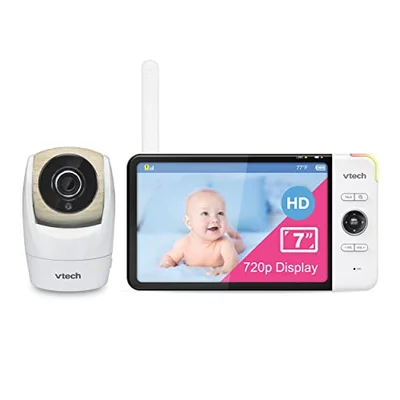 VTech VM924 Video Baby Monitor with Camera, Pan&Tilt, Baby Monitor with 5" LCD Screen,Up to 17 Hrs Battery Life,1.33x Zoom,Night Vision,300m Long Range,Soothing Sounds,2-Way Talk,Secured Transmission