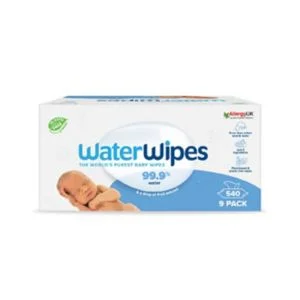 WaterWipes Original Plastic Free Baby Wipes 9pk (540 wipes) - Default