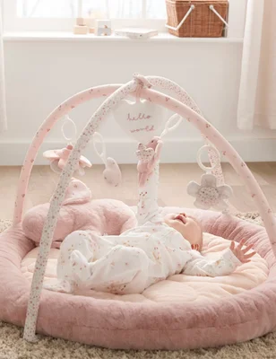Welcome to the World Playmat & Gym (7lbs) - Pink