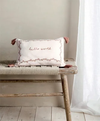 Welcome to The World Wildflower Cushion